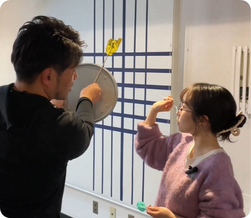 トレーナ個別指導の様子